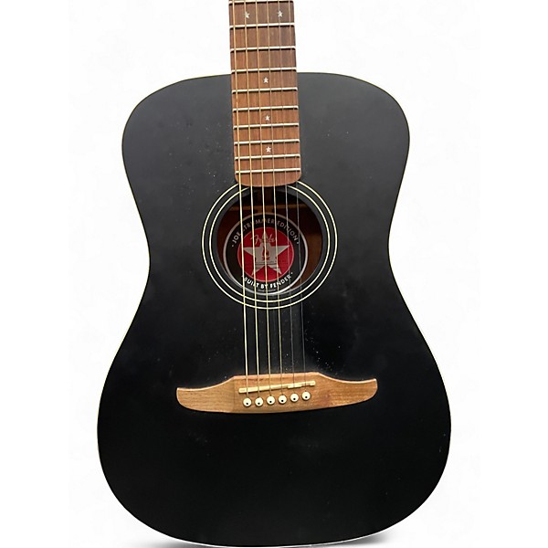 Used Fender STRUMMER CAMPFIRE MATTE BLACK Acoustic Electric Guitar
