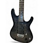 Used Ibanez SA160 Trans Black Solid Body Electric Guitar