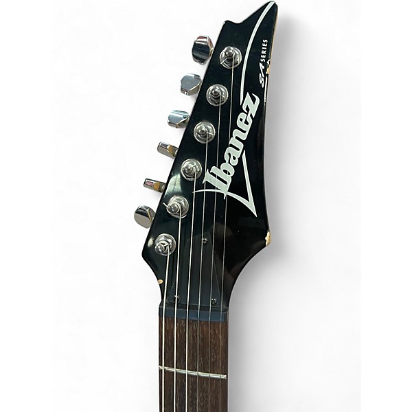 Used Ibanez SA160 Trans Black Solid Body Electric Guitar