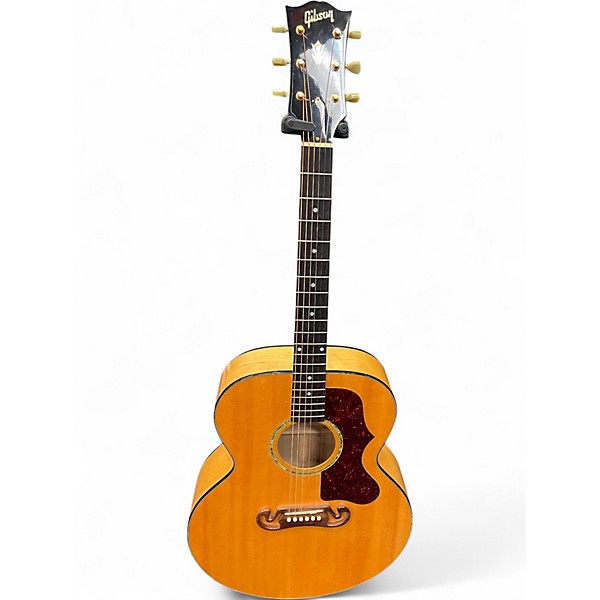 Used 2000 Gibson J100 Xtra Natural Acoustic Electric Guitar