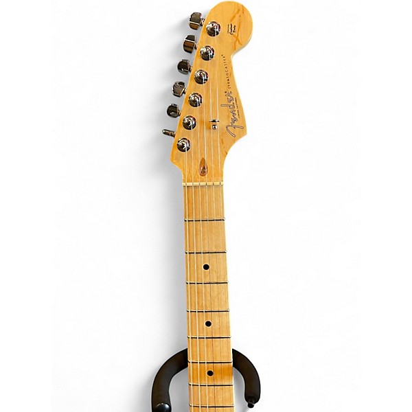 Used 2019 Fender American Professional Stratocaster HSS Shawbucker Olympic White Solid Body Electric Guitar