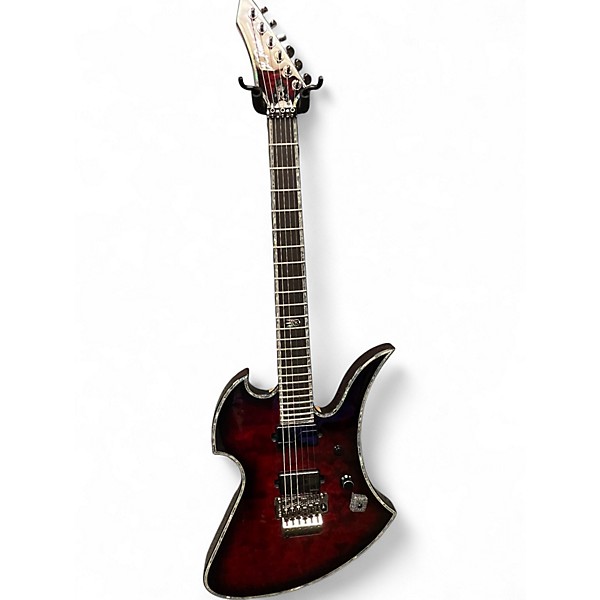 Used B.C. Rich Mockingbird Extreme Exotic Black Cherry Solid Body Electric Guitar