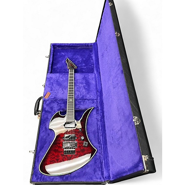 Used B.C. Rich Mockingbird Extreme Exotic Black Cherry Solid Body Electric Guitar