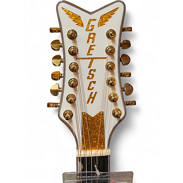 Used Gretsch Guitars G5022CWFE-12 Rancher Falcon GLOSS WHITE 12 String Acoustic Electric Guitar