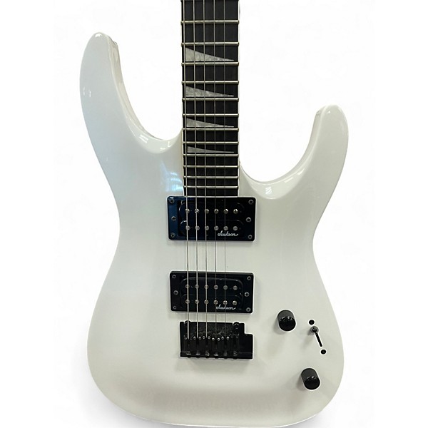 Used Jackson JS22 Dinky Snow White Solid Body Electric Guitar