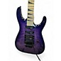 Used Jackson JS34Q Dinky Trans Purple Solid Body Electric Guitar