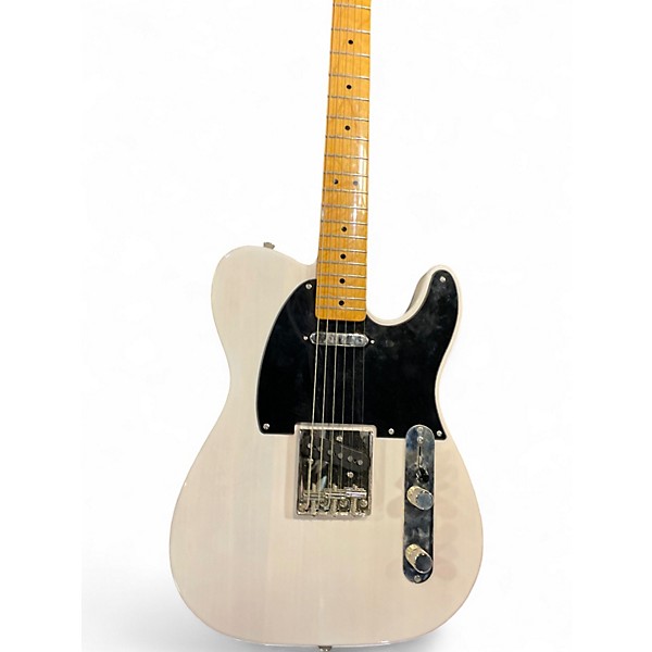Used Squier Classic Vibe 1950S Telecaster Trans White Solid Body Electric Guitar