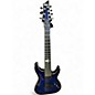 Used Schecter Guitar Research BLACKJACK SLS C7 Trans Blue Baritone Guitars thumbnail