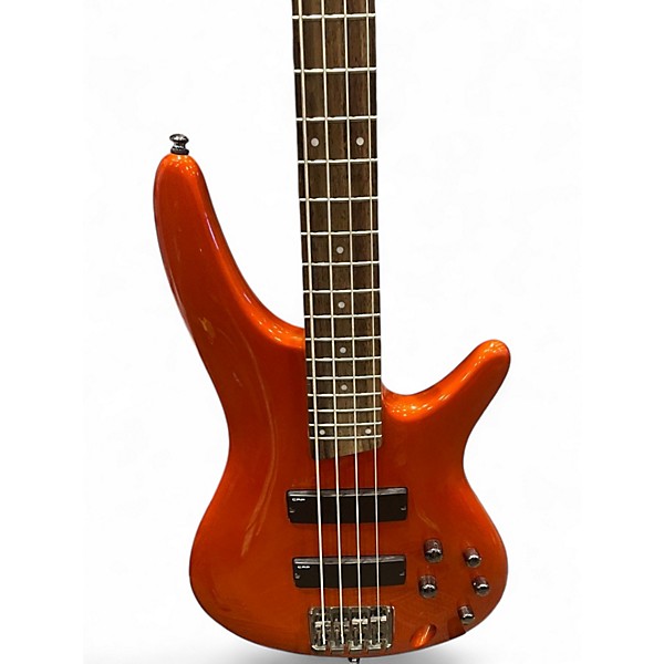 Used Ibanez SR300 Metallic Orange Electric Bass Guitar