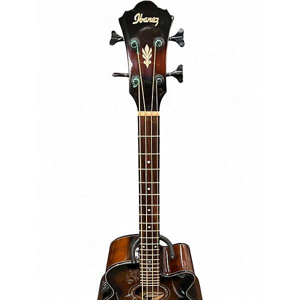 Used Ibanez AEB10BBE-DVS 2 Tone Sunburst Acoustic Bass Guitar