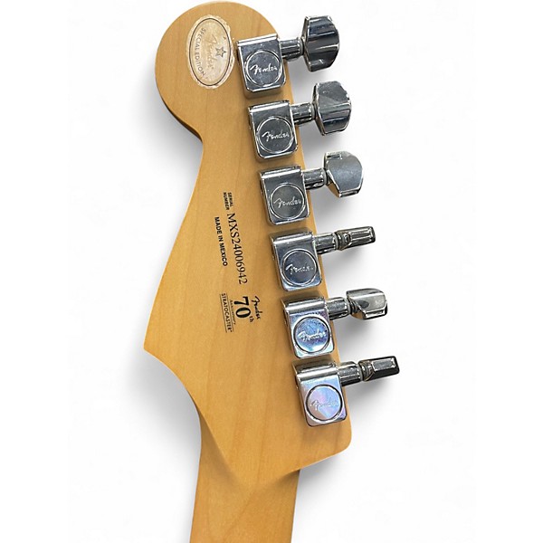 Used Fender Player Stratocaster HSS Daytona Blue Solid Body Electric Guitar