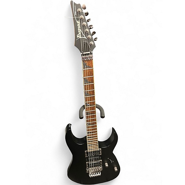 Used Ibanez RG5EX1 Satin Black Solid Body Electric Guitar