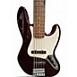 Used Fender Standard Jazz Bass V Red Electric Bass Guitar