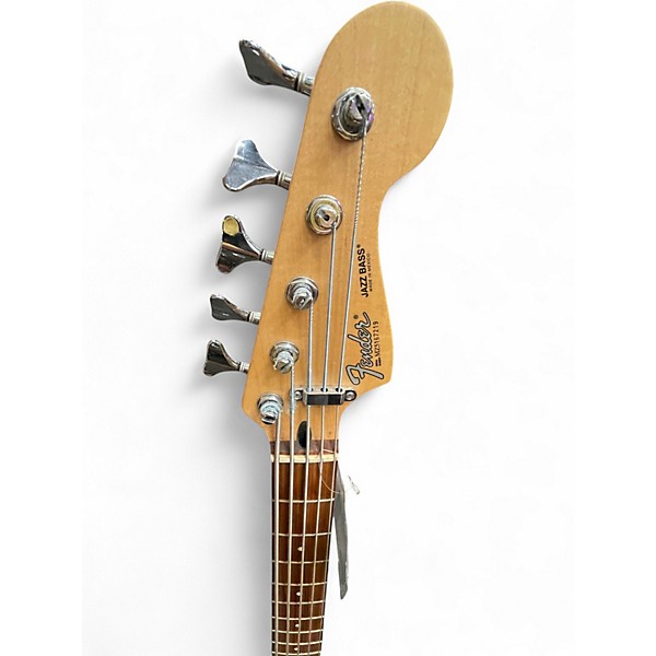 Used Fender Standard Jazz Bass V Red Electric Bass Guitar