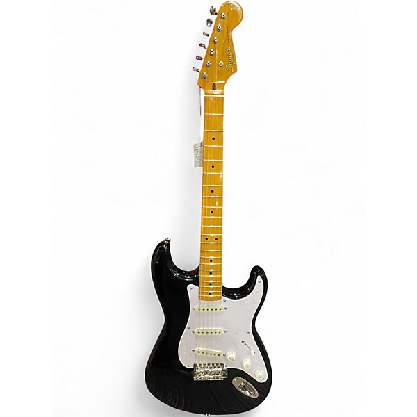 Used Squier Classic Vibe Stratocaster Black Solid Body Electric Guitar