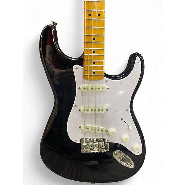 Used Squier Classic Vibe Stratocaster Black Solid Body Electric Guitar