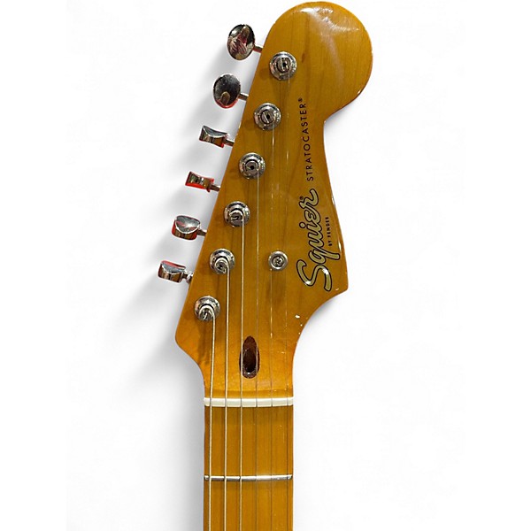 Used Squier Classic Vibe Stratocaster Black Solid Body Electric Guitar