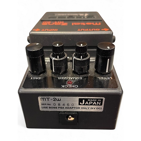 Used BOSS MT2W Metal Zone Waza Craft Effect Pedal
