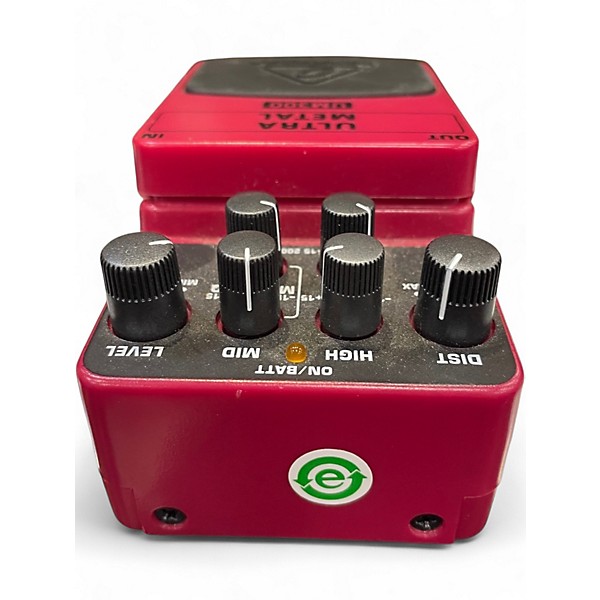 Used Behringer UM300 Ultra Metal Distortion Effect Pedal