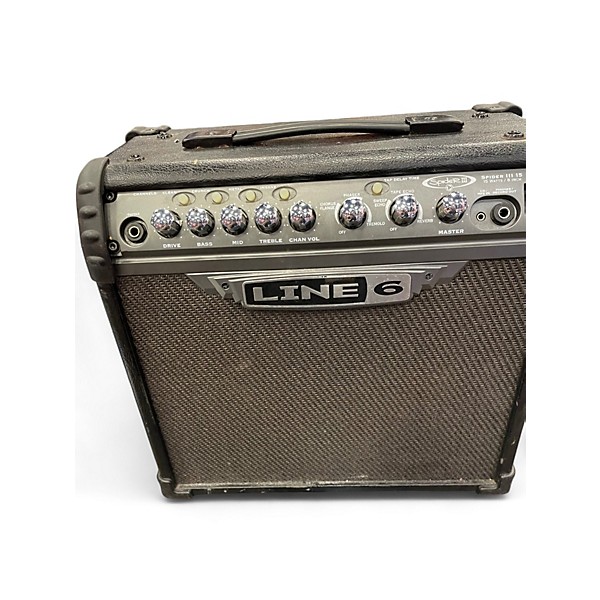 Used Line 6 Spider III 15 1X8 15W Guitar Combo Amp