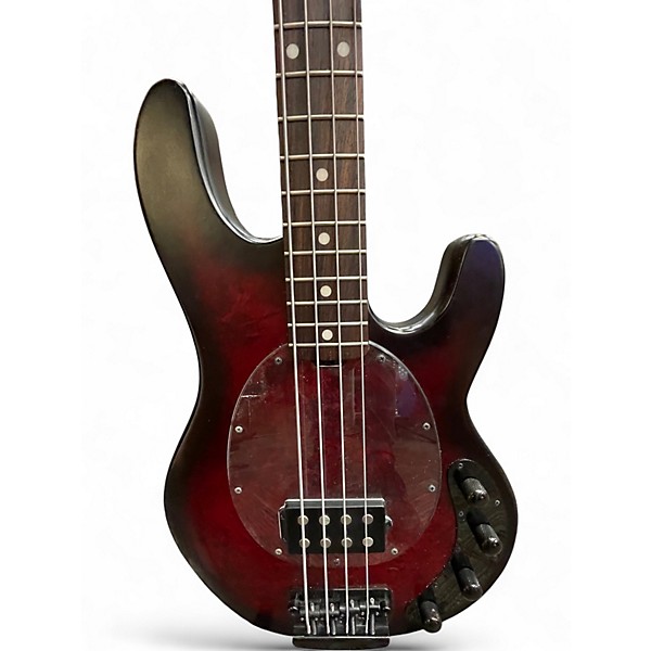 Used Sterling by Music Man Ray34 Dark Scarlet Burst Electric Bass Guitar