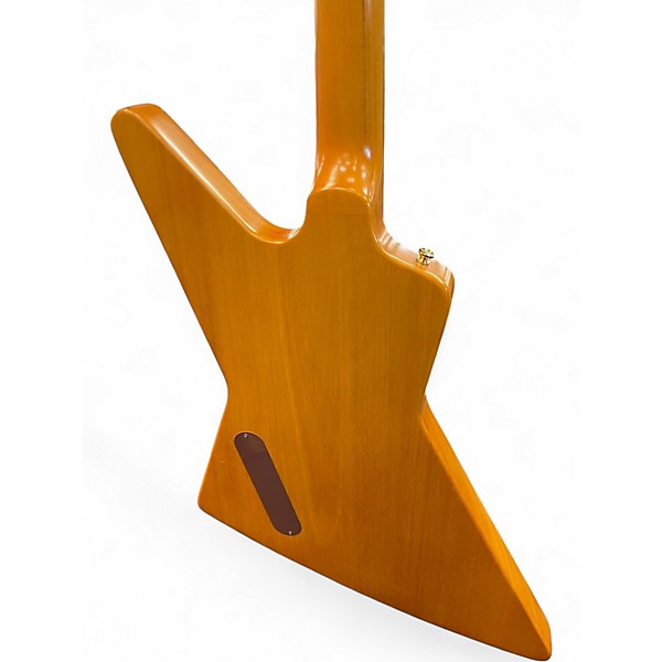 Used Epiphone inspired by gibson explorer Natural Solid Body Electric Guitar