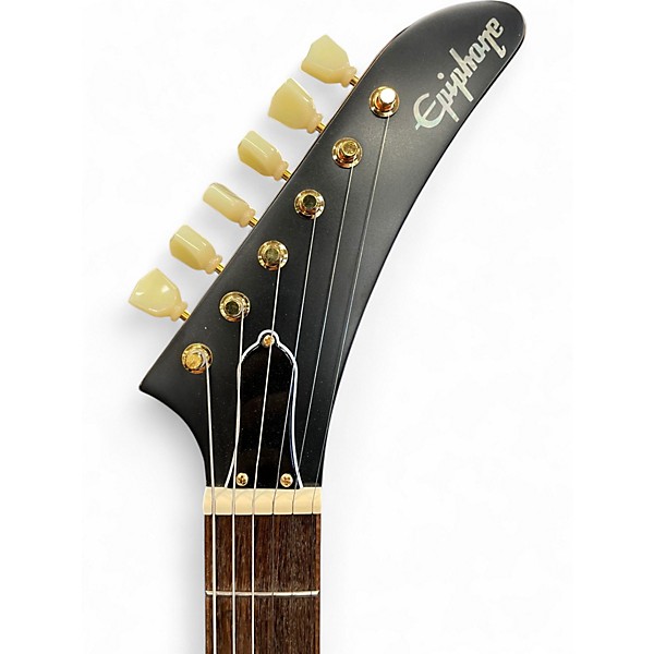 Used Epiphone inspired by gibson explorer Natural Solid Body Electric Guitar