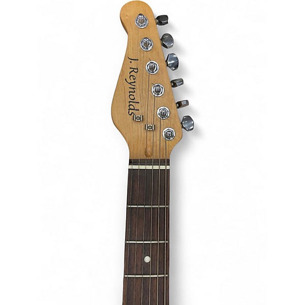 Used J Reynolds Strat-Style Lefty Black Electric Guitar