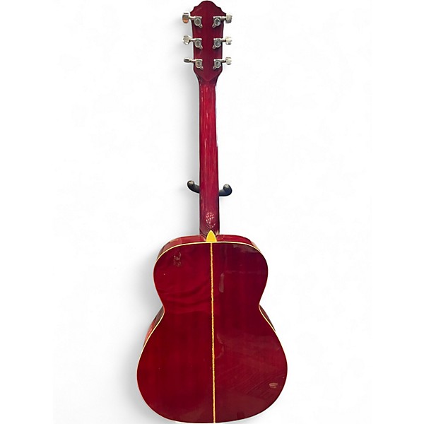 Used Oscar Schmidt OF2CS Lefty Cherry Sunburst Acoustic Electric Guitar