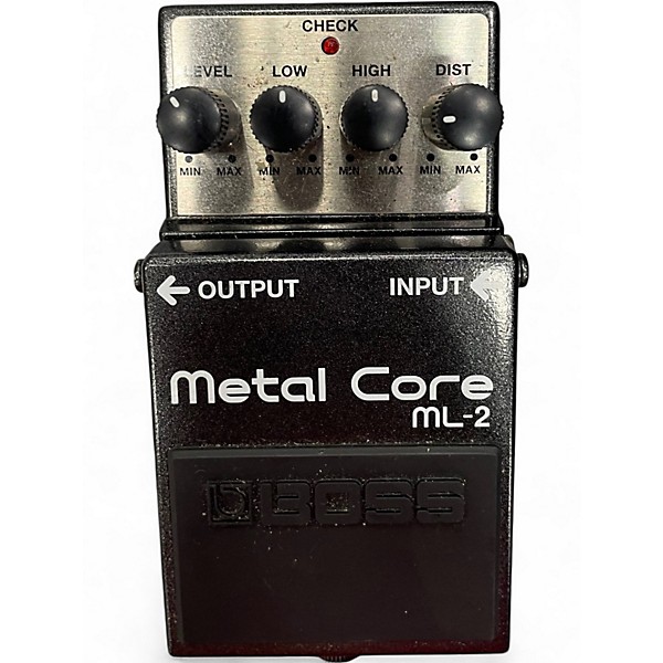 Used BOSS ML2 Metal Core Distortion Effect Pedal