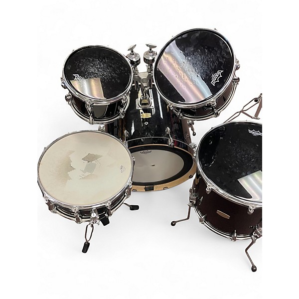 Used Yamaha 5 Piece Stage Custom BLACK Drum Kit
