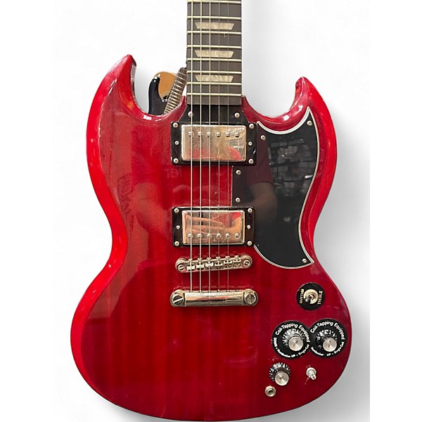 Used 2014 Epiphone SG Pro Red Solid Body Electric Guitar