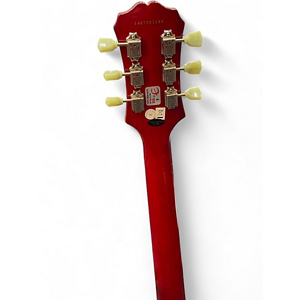 Used 2014 Epiphone SG Pro Red Solid Body Electric Guitar