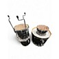 Used PRECISION DRUM CO 4 Piece CUSTOM PRO Black Pearl Drum Kit thumbnail