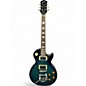 Used Epiphone Les Paul Classic Blue Burst Solid Body Electric Guitar thumbnail