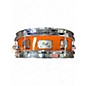 Used Pearl 10X4 Power Piccolo Snare Orange Drum thumbnail