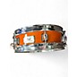 Used Pearl 10X4 Power Piccolo Snare Orange Drum