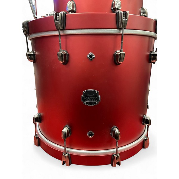 Used Mapex 5 Piece Saturn Evolution Tuscan Red Drum Kit