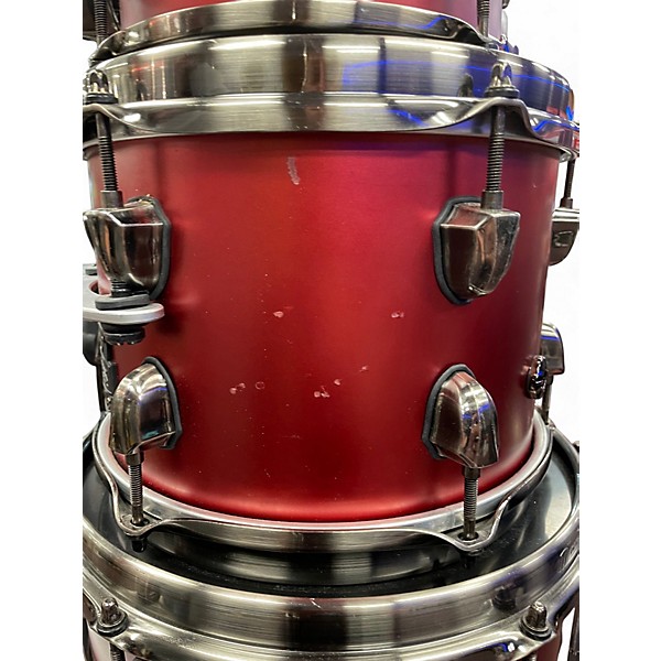 Used Mapex 5 Piece Saturn Evolution Tuscan Red Drum Kit