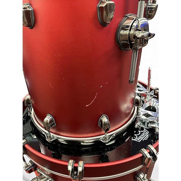 Used Mapex 5 Piece Saturn Evolution Tuscan Red Drum Kit