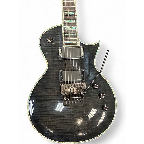 Used ESP LTD EC1000 Deluxe Black Solid Body Electric Guitar