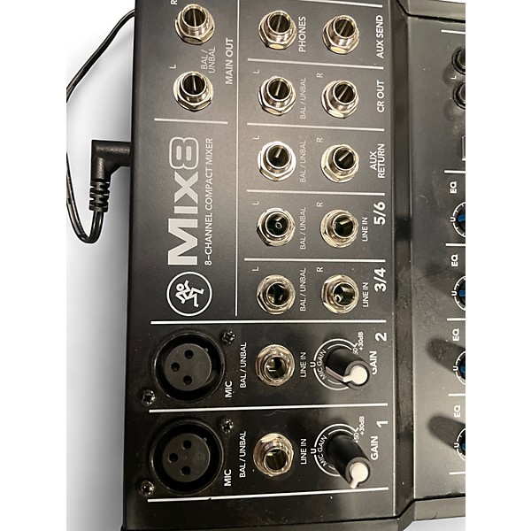 Used Mackie Mix8 Unpowered Mixer