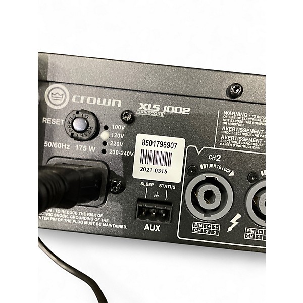 Used Crown XLS1002 2 Channel 350W Power Amp