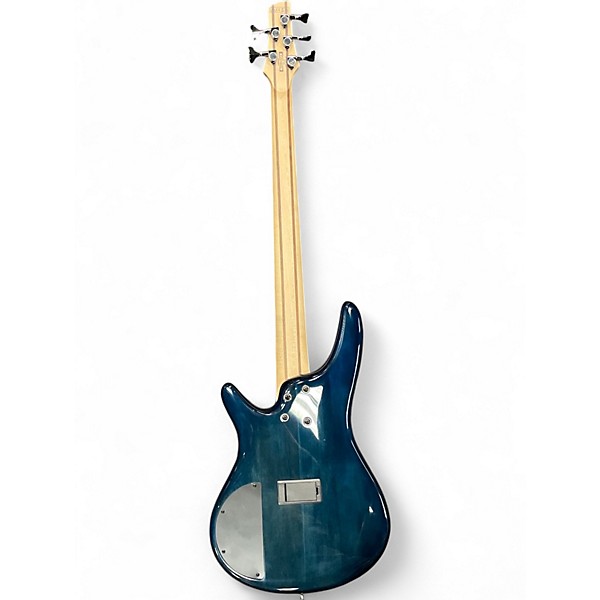 Used 2024 Ibanez SR405 5 String Cosmic Blue Starburst Electric Bass Guitar