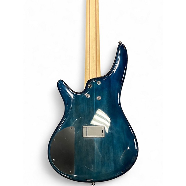Used 2024 Ibanez SR405 5 String Cosmic Blue Starburst Electric Bass Guitar