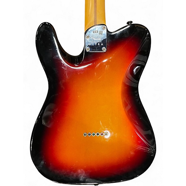 Used Fender American Ultra Telecaster 3 Color Sunburst Solid Body Electric Guitar