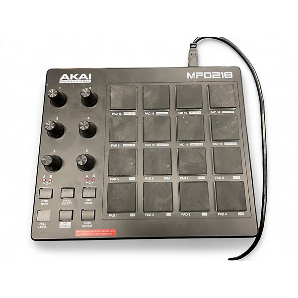 Used Akai Professional MPD218 MIDI Controller