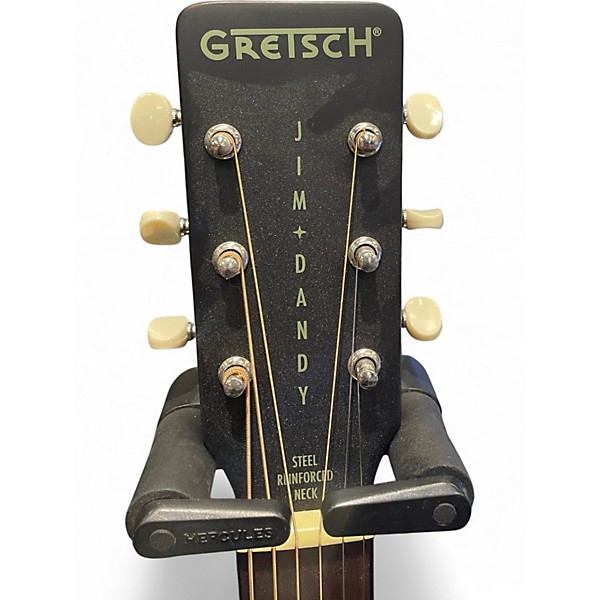 Used Gretsch Guitars JIM DANDY CONCERT DELTOLUXE Gunmetal Gray Acoustic Electric Guitar