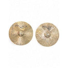 Used Impression 13in 13" Hi Hat Pair Cymbal