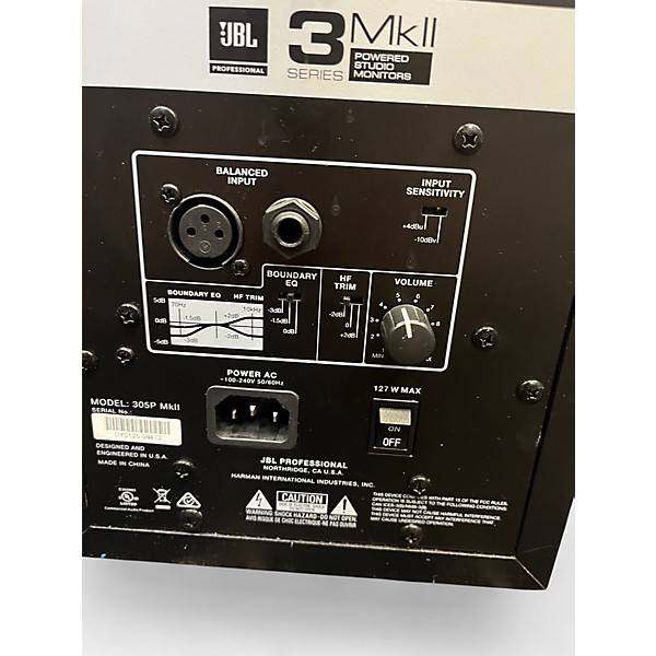 Used JBL 306P MKII PAIR Powered Monitor